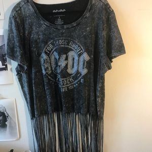 AC/DC FRINGE TEE TORRID 3